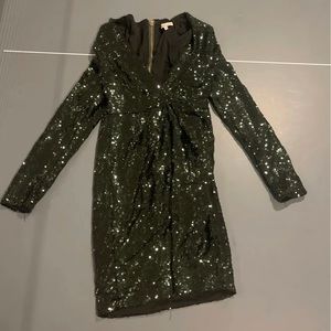 Charlotte Russe green sequin dress